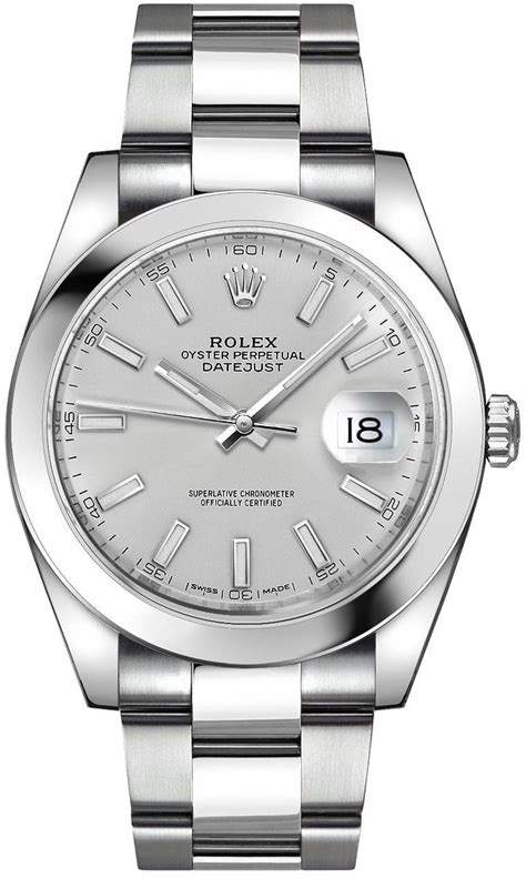 best price on silver mens rolex watches|Rolex op 41 silver.